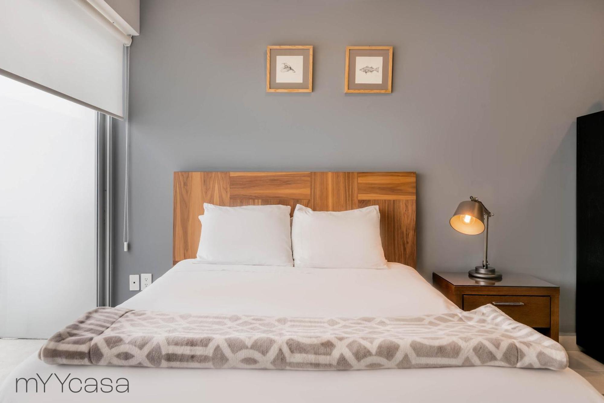 Lovely With Pool & Private Balcony In La Roma - Alure Apartment